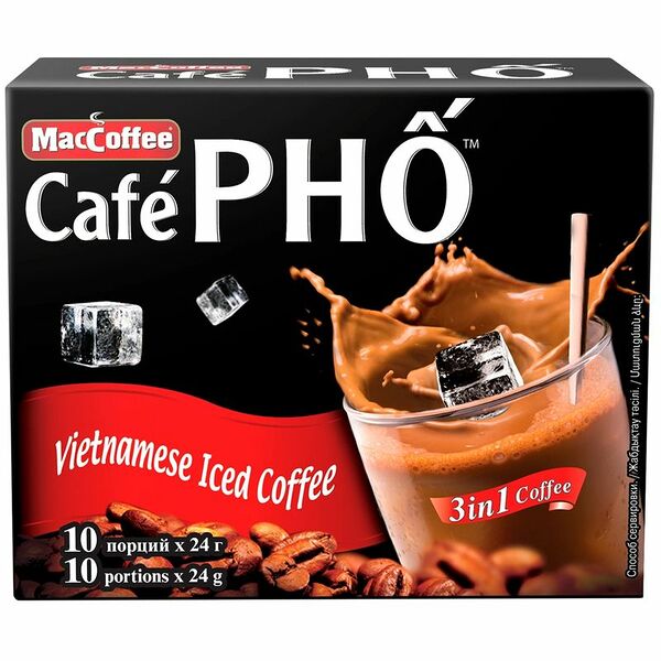Кофейный напиток MacCoffee Cafe Pho 3 в 1 растворимый 24 г x 10 шт