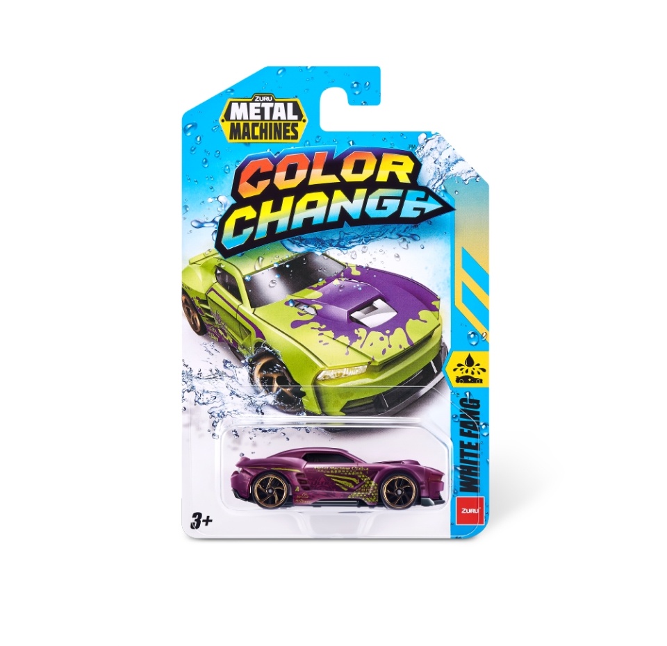 

Игрушка Zuru Metal Machines машинка меняющая цвет, 1 шт., в ассортименте