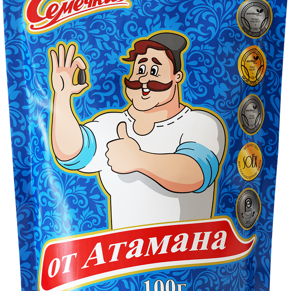 Семечки от Атамана МААГ кубанские обжаренные соленые