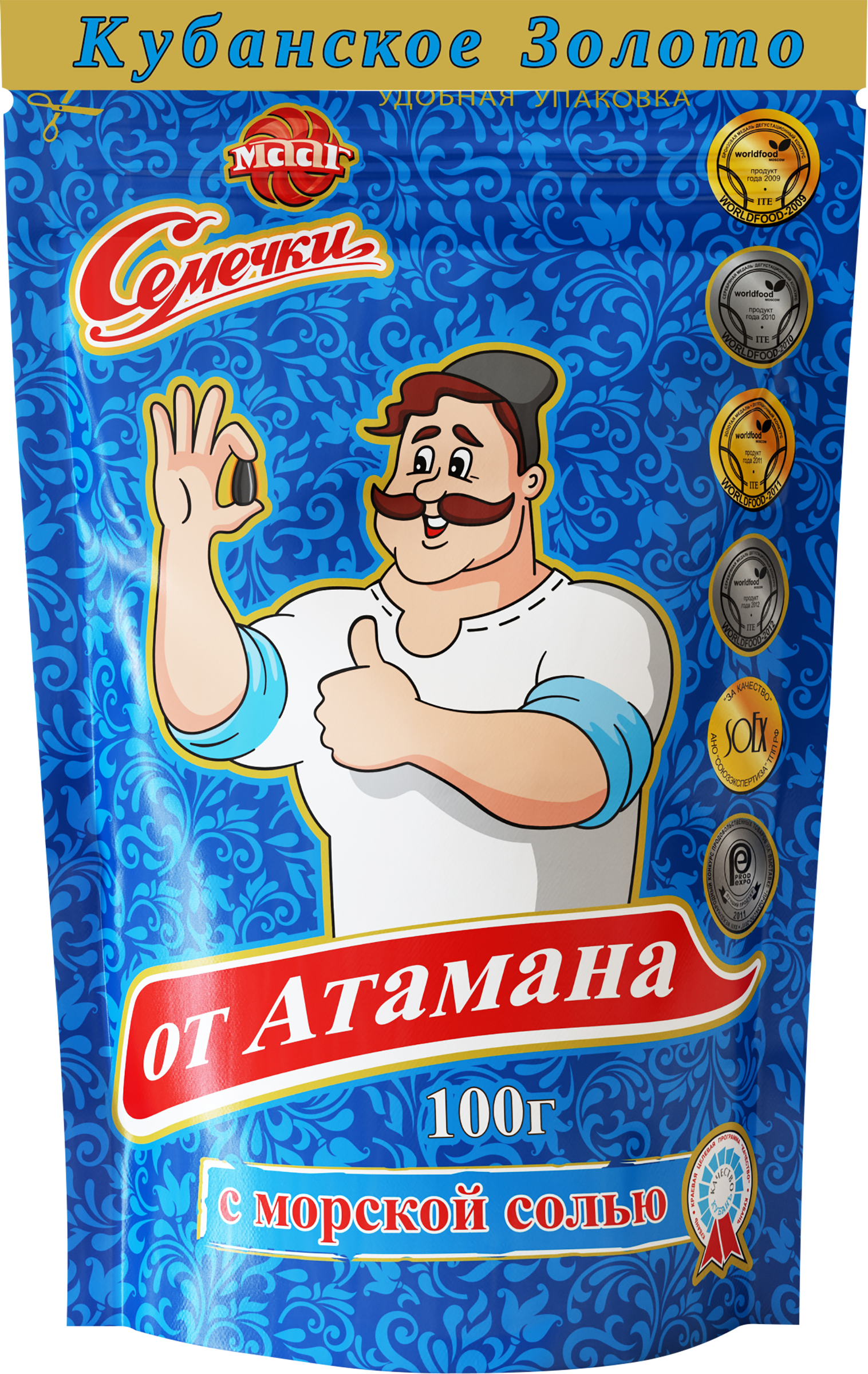 

Семечки от Атамана кубанские обжаренные соленые 100 г