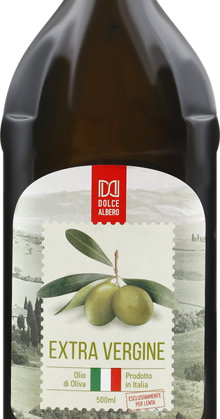 Масло оливковое DOLCE ALBERO нерафинированное Extra Virgin 500 мл
