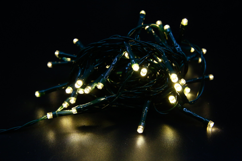 

Электрогирлянда 50LED-ламп, 5м, теплый белый, IP20 Арт. BLS2171