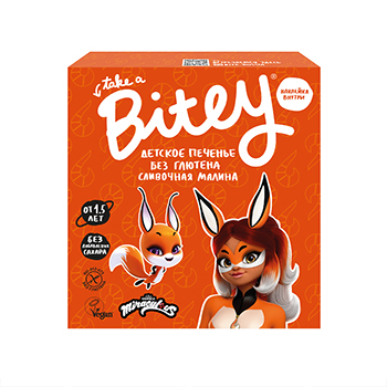 

Печенье детское безглютеновое Take a Bitey Сливочная малина 1.5+ 125 г