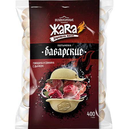Пельмени Великосочные Баварские ЖАRА 400 г