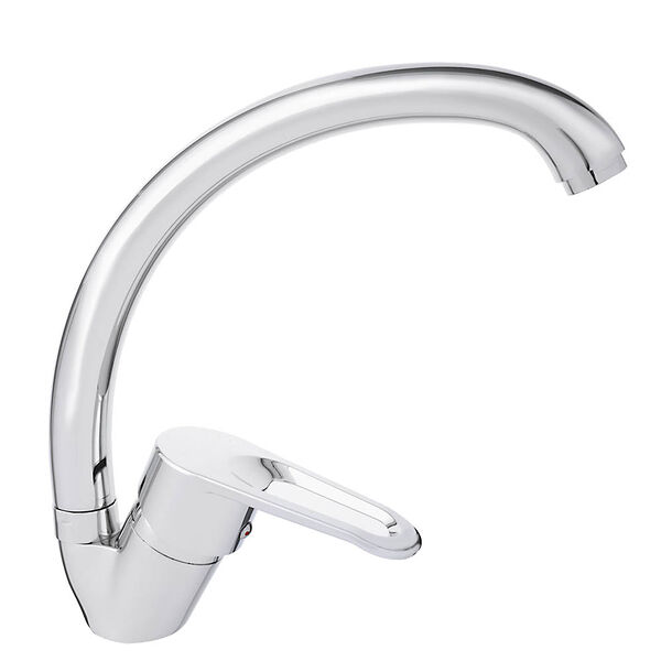 Союзкран смеситель для кухни, поворотный излив 25см, керам. картридж 40мм, хром, цинк, sk01-c125