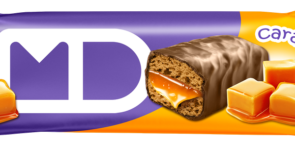 Батончик MD с карамелью в шоколадной глазури