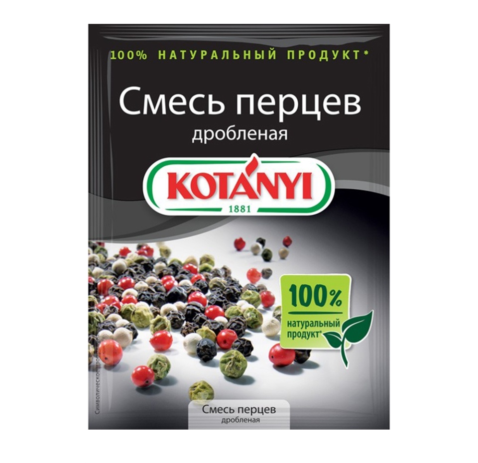 

Приправа Kotanyi смесь перцев дробленая 12 г