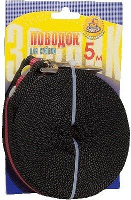 Зооник поводок капроновый карабин импортный 25 мм.*2 м.