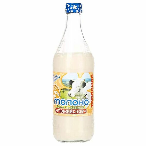 Молоко топлёное стерилизованное Можайское 4%