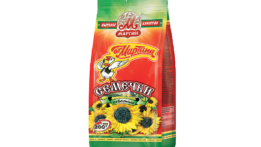 Семечки От Мартина Отборные обжаренные, 200г