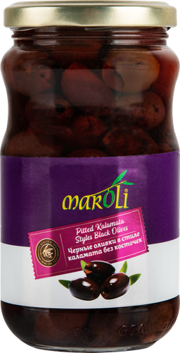 

Маслины без косточки MAROLI сорт Каламата, 370мл