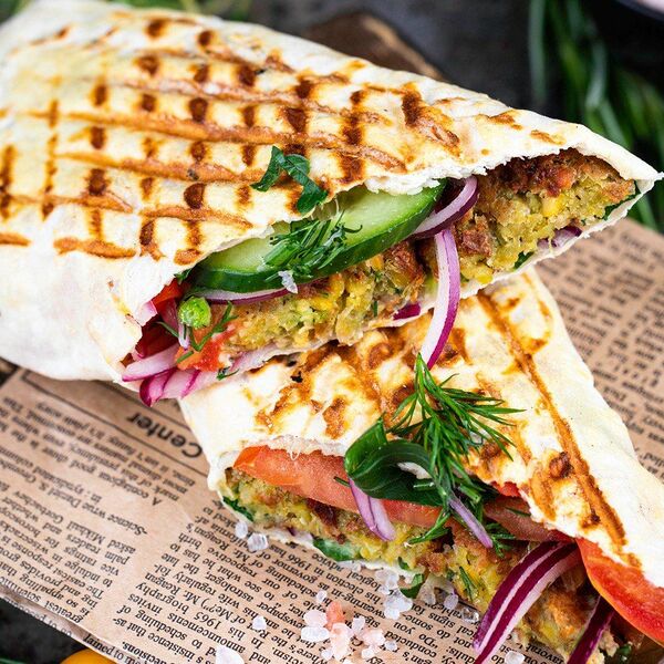 Донер в  пите овощной