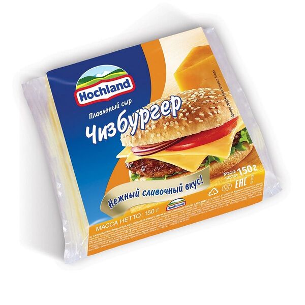 Сыр плавленый чизбургер 45% Hochland