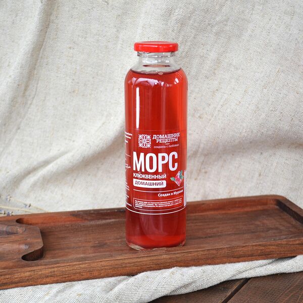 Морс домашний клюква, 500мл