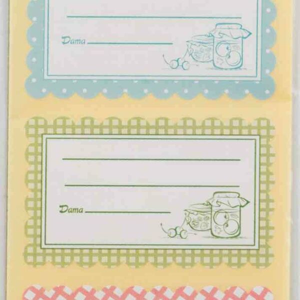 Набор декоративных наклеек Соленья и варенья 11 шт ТМ Домашняя кухня