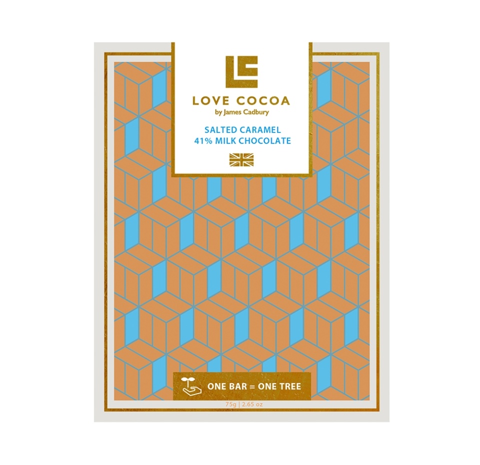 

Молочный шоколад Love Cocoa Salted Caramel 41% с морской солью со вкусом карамели Daniels Delights 75 г