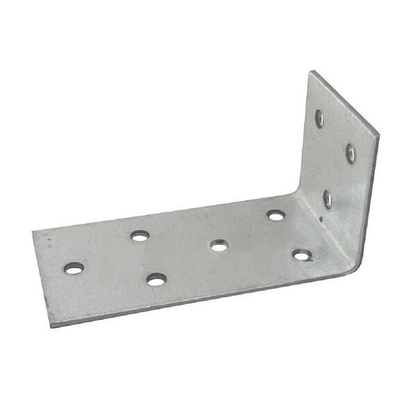Уголок крепежный, 40х120х80х2мм, оцинкованный