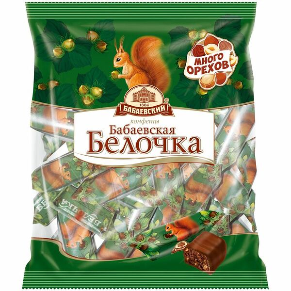 Конфеты Бабаевский Белочка, 200г