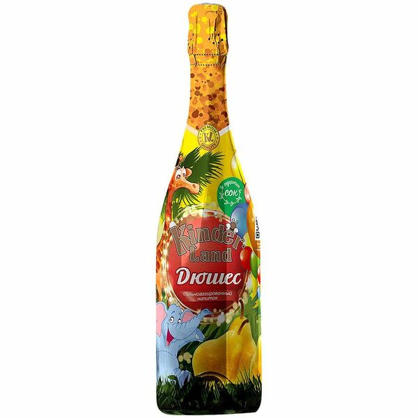 Напиток газированный Kinder Land дюшес 0.75 л