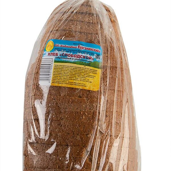 Хлеб Слободской нарезка ржано-пшеничный