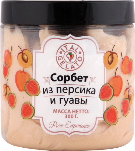 

Сорбет Italgelato из персика и гуавы 300 г