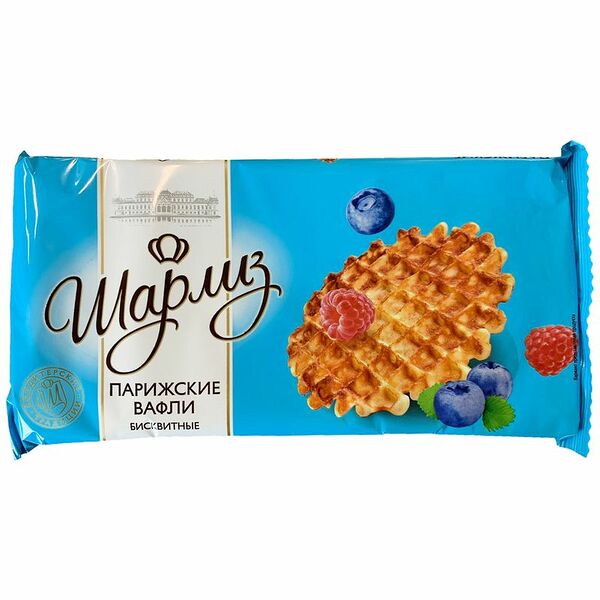 Вафли Шарлиз Парижские сахарные, 150г