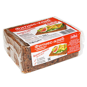 Хлеб Фитнес с семенами льна Delba 500 г Delba Backbetrieb GmbH Германия