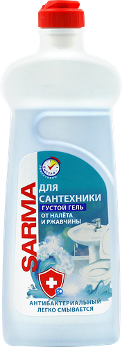 Чистящий гель для ванн и раковин Sarma Антиржавчина 500 мл