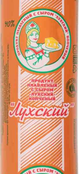 Продукт плавленый копчёный Лухский с сыром 40%