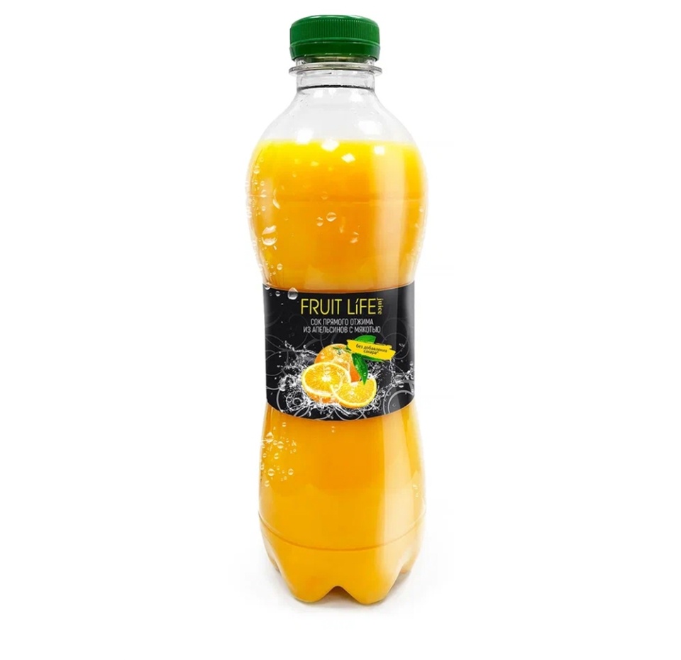 

Сок Fruit Life Juice Апельсин прямого отжима 1 л