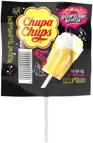 

Карамель Chupa Chups В-Рop со вкусом Тропических фруктов 15 г