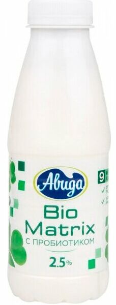 Биопродукт кисломолочный Авида Bio Matrix с пробиотиком 2,5%