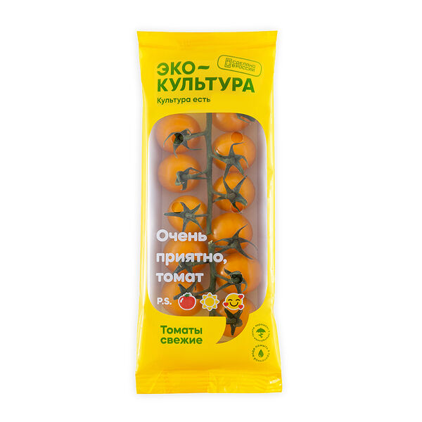 Томаты черри жёлтые ЭкоКультура на ветке