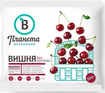 Вишня без косточки 250 г планета витаминов
