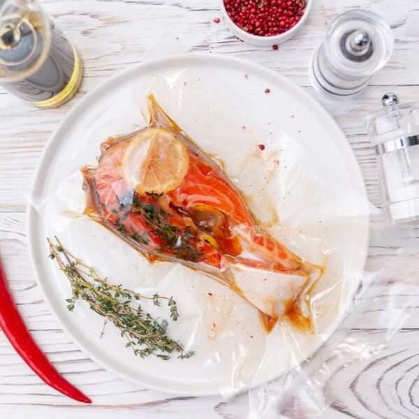 Полуфабрикат Форель стейк на кости в маринаде для гриля