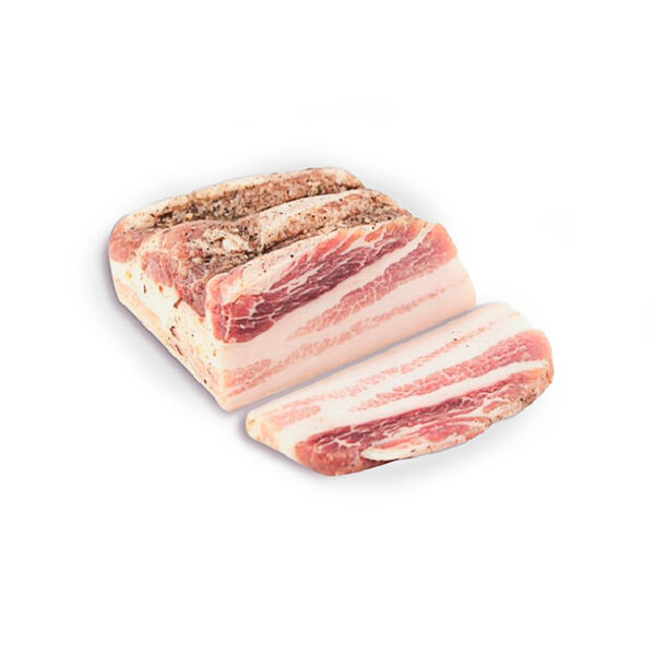 Продукт из шпика Грудинка по-крестьянски мяс. солен.(в/у) вес Велес-Мит