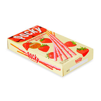 Печенье Glico Pocky Палочки клубничные Южная Корея
