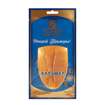 Кальмар Дальпико Рыбсервис командорский сушено-вяленый филе 40г, Россия