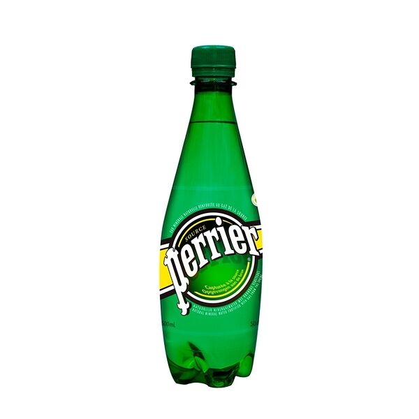 Вода минеральная газированная, Perrier, 0.5 л, пластиковая бутылка, Франция