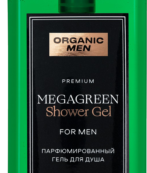 Гель для душа Organic Men Megagreen парфюмированный 250 мл