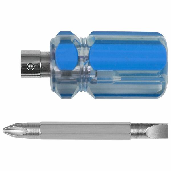 Отвертка с переставным жалом, пластиковая ручка 6x32 мм (PH2/SL6)