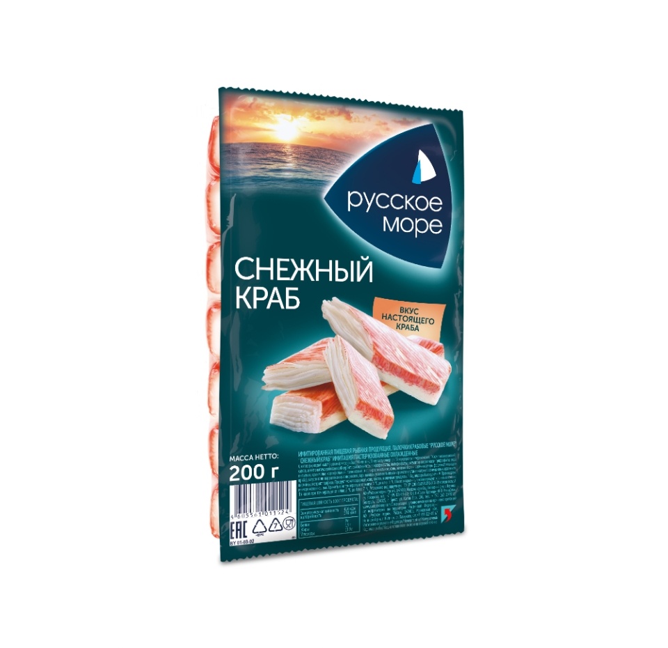 

Крабовые палочки Русское Море Снежный краб 200г