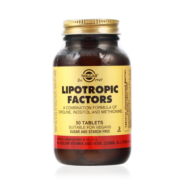 Solgar Липотропный фактор 50 шт таблетки