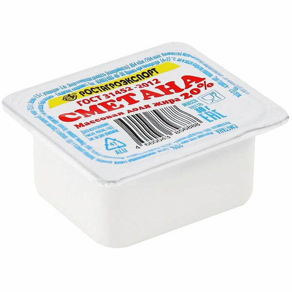 Сметана РостАгроЭкспорт 20%