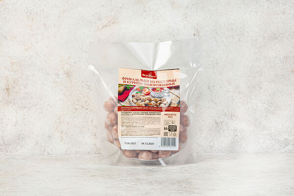 Фрикадельки мини из говядины и курицы, зам.(Продукт замороженный)