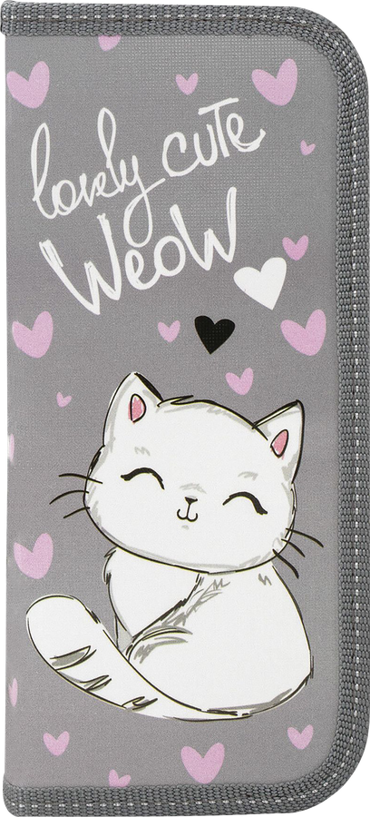 

Пенал Пифагор Cute Weow, 1 отделение, 19х9 см