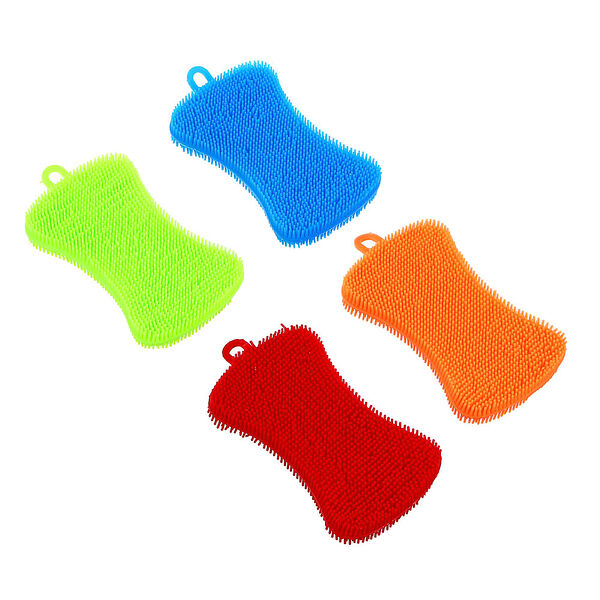 Губка Vetta многофункциональная, 12х7см, 4 цвета