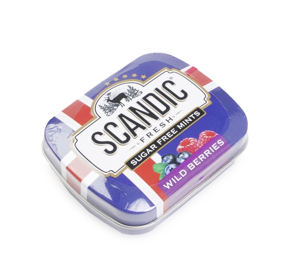 

Конфеты Scandic Лесные ягоды без сахара 14 г