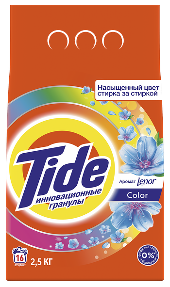 Стиральный порошок Tide Lenor Touch of scent color автомат