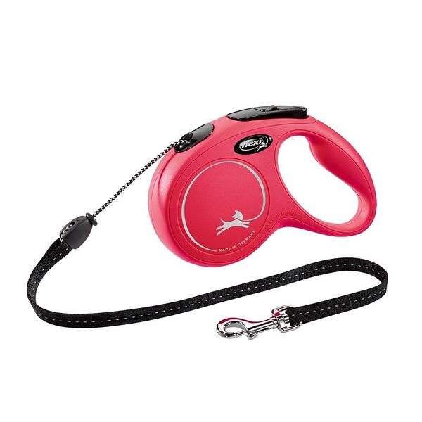 Flexi рулетка New Classic для собак до 20 кг (5 м трос) M, Красный